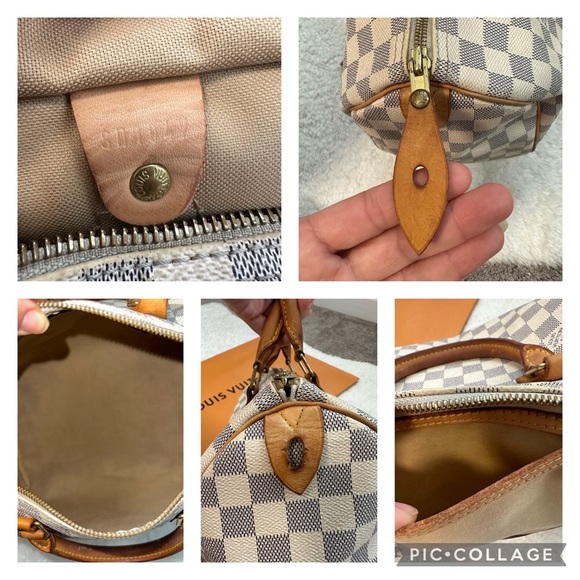 🔥✨Authentic💎✨Louis Vuitton Speedy 30 Damier Azur - Picture 10 of 16